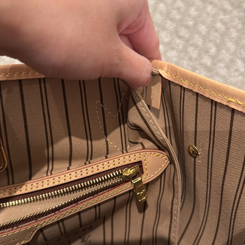 Louis Vuitton Brown Monogram Tote NEVERFULL MM - Picture 6 of 8